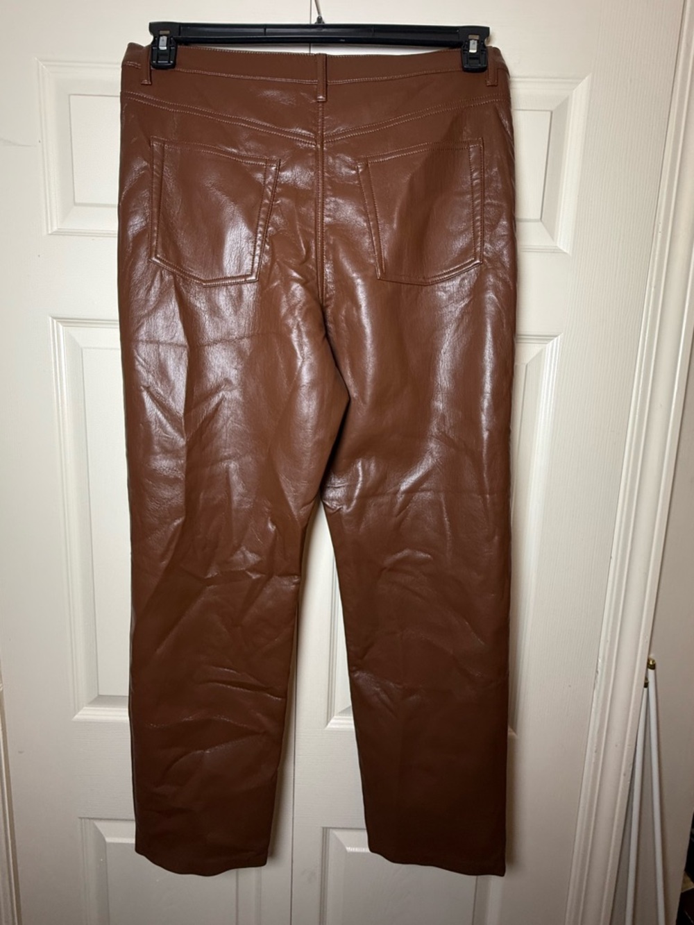 Aritzia Wilfred Melina Super High-Rise Pant Faux Leather Pants - Picture 8 of 10